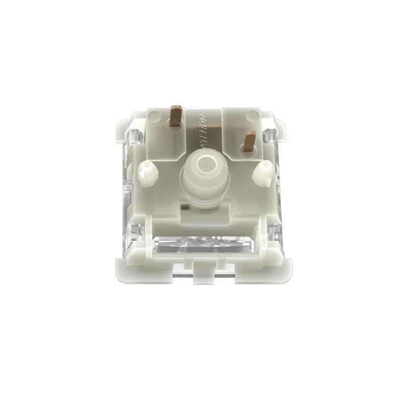 Miniatura 4 de GATERON Baby Racoon 2.0 Interruptores de teclado, LED RGB lineal, vástago alargador de 5 pines, prelubricado de fábrica, 55gf 0.787 in,