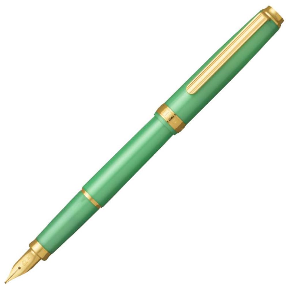 Platinum Fountain Pen, Bisou BISO Fountain Pen, Limited Color, 1500 Pens, PTL-15000 (Sparkle Mint Green, Fine Point, F)