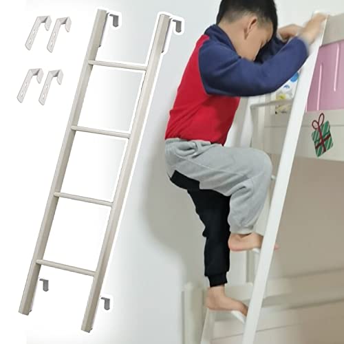 Escalera de metal para litera de autocaravana blanca para sustitución fácil 2