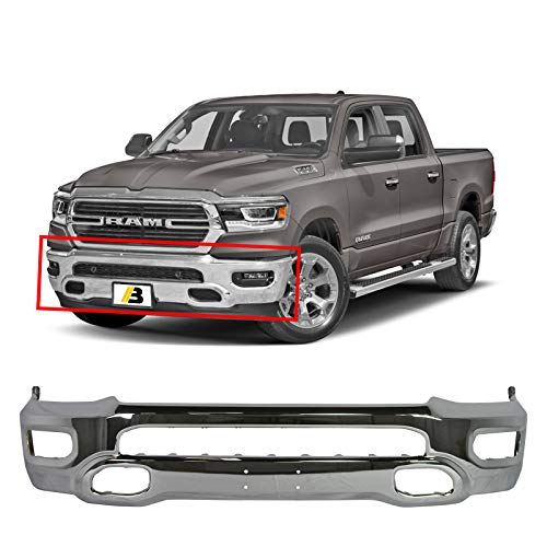 BUMPERS THAT DELIVER - Chrome, Steel Front Bumper Face Bar for 2019 2020 2021 Dodge RAM 1500 19 20 21, CH1002407