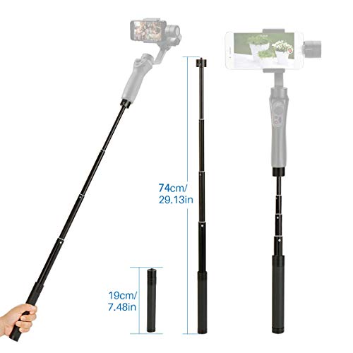 Extension Rod for Gimbal - YILIWIT 29 inch Adjustable Selfie Stick Compatible
