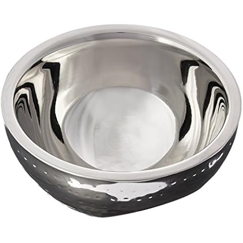 Elegance Doppelwandige Servierschale aus Edelstahl Cover