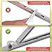 Xiaokeis Golf Grip Tape Stripper Remover Tool with Golfs Hook Blade for Graphite and Steel Shafts Tape Remover,Golf Grip Repair Kits,Ideal Gift for Men and Women