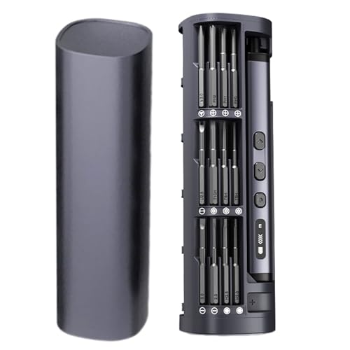 Destornillador alto de batería de larga duración, agarre ergonómico, ideal para reparación de electrónica, herramienta de aluminio