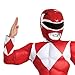 Disguise Red Ranger Muscle Costume, Official Power Rangers Costume with Mask, Kids Size/(4-6)