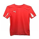 Puma Men's Team Shirts, Youth Large, Puma Red-White