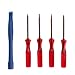 SWEALEER Laptop Repair Tool 4 PCS Screwdrivers Set Includes 1.2 P5 Pentalobe T5 Torx Hexagon 2.0 Phillips Tri-Wing Triangle for Apple MacBook Dell Battery Removal