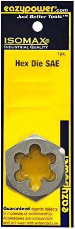 Eazypower 82655 9/16-12 Nc 1-7/16" Hex 1" Die Tungsten (1 Pack)