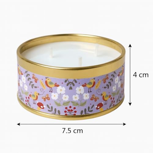 Image of AuraDecor 3-Wick Scented Tin Candle | Premium Gift Set | Hand Poured Soy Blend | Long Lasting | Home Fragrance | Relaxation & Decor (All 3)