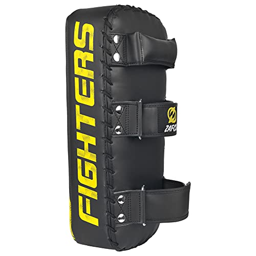 Zafco Sports Muay Thai Pad For Training, Curved Kickboxing Kicking Strike Shield, Coaching Kick Boxing, Mma, Martial Arts, Karate, Taekwondo, Punching, Foot, Knee And Elbow Target (Yellow) #TOP7
