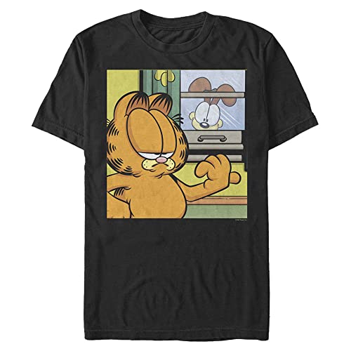 T-shirt Nickelodeon Fenêtre Talk noir pour vos sorties décontractées en 3XL