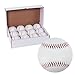Forcebucket Official Size Practice Training Baseballs 12 Balls Pack Blank Baseball Sports Youth/Adult for League Play, Pitching, Batting, Fielding, Autograph, Gifts(One Dozen)