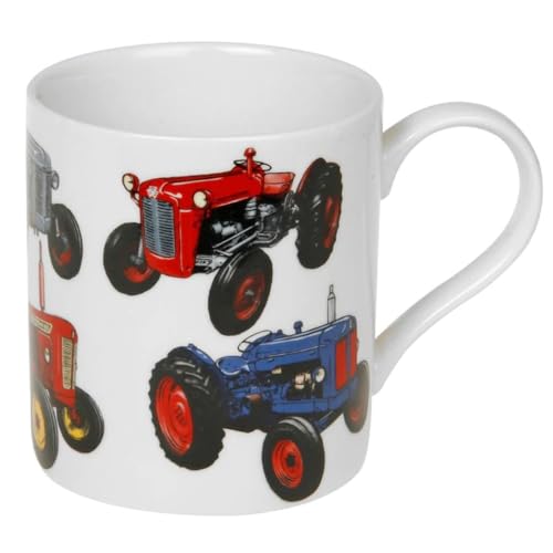 Lesser & Pavey Classic Traktor Tasse aus feinem Porzellan, mehrfarbig, 12 x 8 x 9 cm