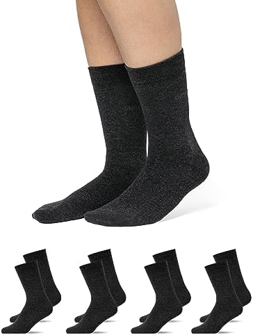 Snocks Socken Herren (4x Paar) Business Socken für Herren