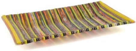 Fusions of Glass Britney 9.5-inch Rectangular Tray