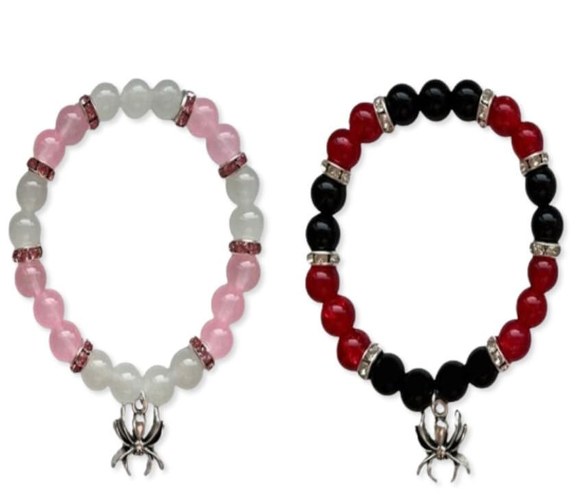 Image of Spiderman Kitty Magnetic Friendship Bracelets, Couple's Bracelets, Valentine's Day Gifts for BFF, BF, GF, Women, Men, Girls, Kids