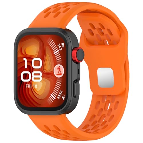 LICHIFIT For Huawei Watch Fit4/Watch Fit4 Pro/Watch Fit3�p�o���h 24MM�x���g �ւ��o���h �V���R�������b�V�����o�[�X�o�b�N���X�g���b�v �X�e�����X�X�`�[�� �_�炩�� �ʋC�� �ϋv�� �X�|�[�c�o���h
