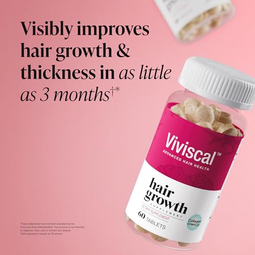 Image of Hair Growth Supplements for Women for Thicker, Fuller Hair, Nourishes Thinning & Loss, with Proprietary Collagen Complex