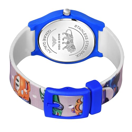 Image of Acnos Character Kid's Happy Colorful Water-Resistant Durable Watch for Boys Kids Boy with Fun Designs Adjustable Strap Positive Messages Watch for Kids
