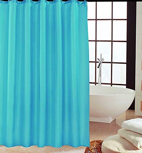 KAV Hihj Quality Polyester Fabric Shower Mould and Mildew Resistant Curtain 180 x 180 cm (71 x 71 Inch) Tiles Patterned (Choose Colour from Drop Down menu) (Grey Mosaic, 1), Measures