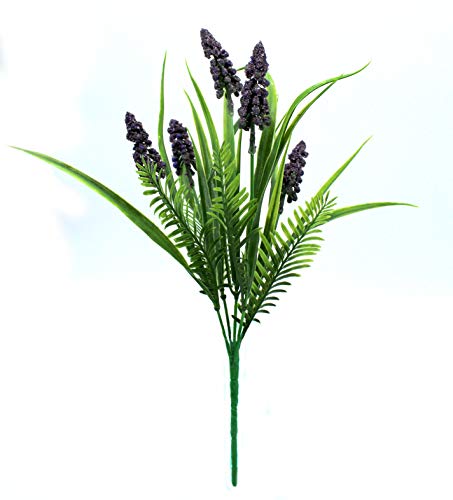 DARO DEKO Kunstpflanze Strauch Veronica lila 35cm 1 Stück