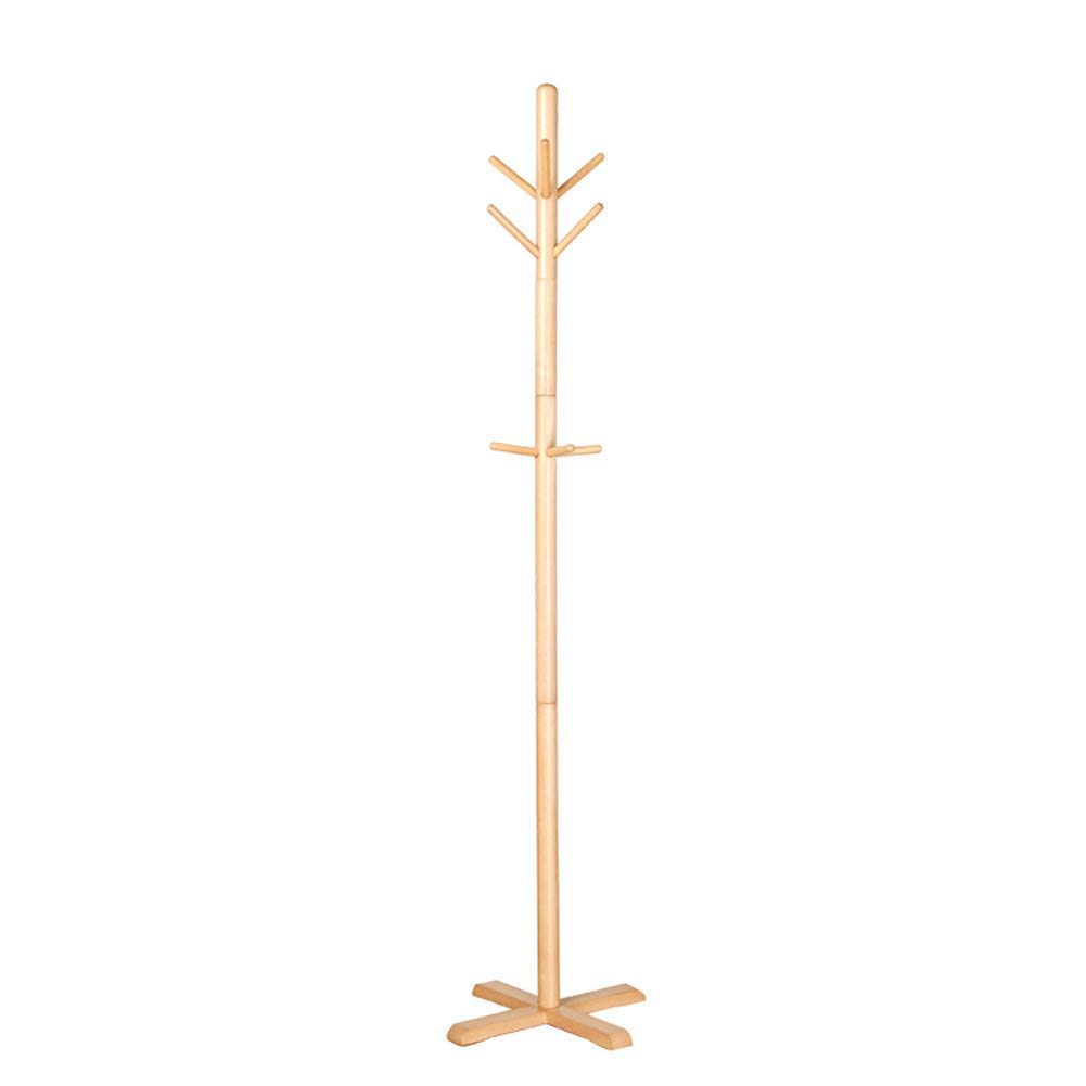 Cintre arbre porte-manteau de sol en bois pour rangement entrée