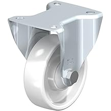 Blickle BK-PO 100K-1 Fixed Caster, 3.94" Wheel Diameter, 616 lb. Load Capacity
