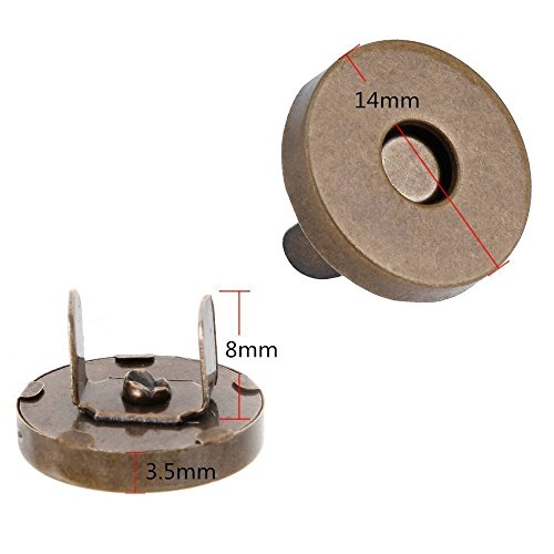 Tocone 100 Pezzi Bottoni Magnetici Chiusure