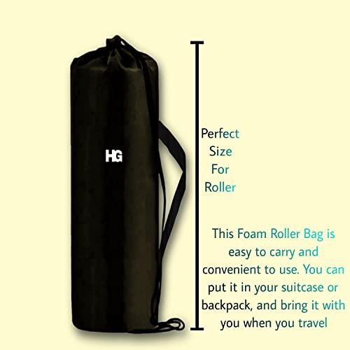 Image of Foam Roller for Exercise and Deep Tissue Massage Roller, Gym Exercise Roller, Workout Foam Roller for Knee Exercise and Pain Relief, Myofascial Release Roller for Back pain - 60 Cm Red