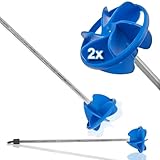 SmartyFix® Farbmischer Epoxidharz Mischer 35 cm – Mischstab für Farbe, Epoxid, Kleber – Sechskant-Schaft – Farbrührer für Akkuschrauber & Bohrmaschinen (2)