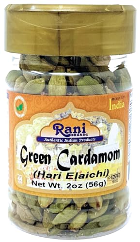 Rani Green Cardamom Pods Spice (Hari Elachi) 7oz (200g) ~ All Natural | Vegan | Gluten Friendly | NON-GMO | Kosher | Product of India