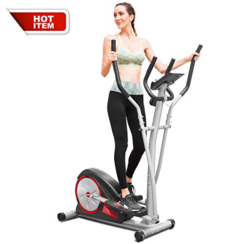 ANCHEER Elliptical MachineTrainer Indoor Eliptical Exercise Equipment Compact Machine with Digital M ANCHEER Elliptical MachineTrainer Indoor Eliptical Exercise Equipment Compact Machine with Digital M