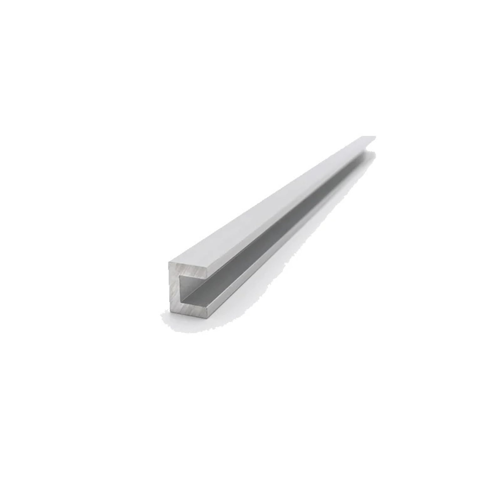 U Shape Aluminum U-Shape Aluminum, 13mm Outer Width Length 50cm Alloy Glass Covered Edge Strip(50cm x1piece)