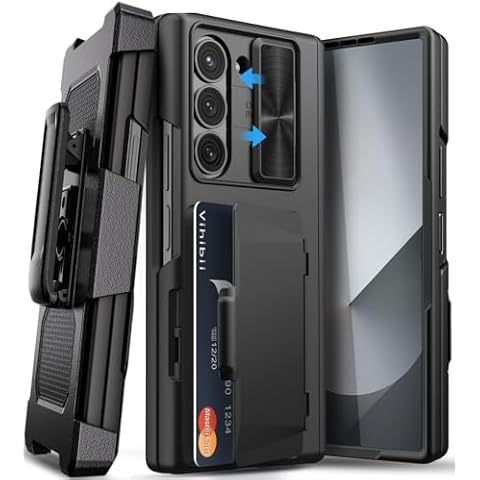 Vihibii Galaxy Z Fold 6 Case with Holster Cover