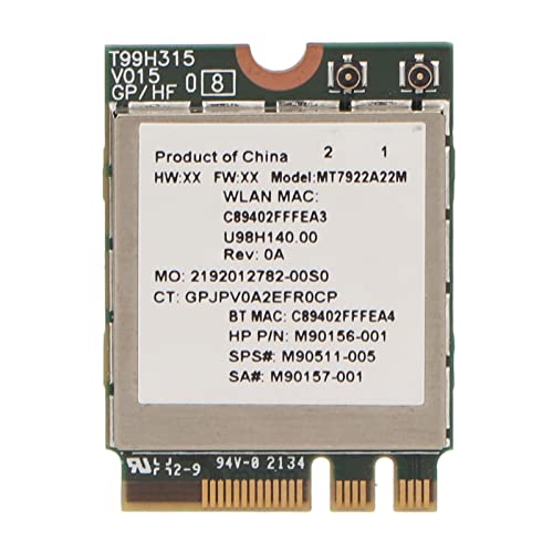 Tarjeta de Red Inalámbrica WiFi 6E 2400Mbps de Alta Velocidad 2.4G/5G 802.11AX M.2 NGFF con Instalación Plug and Play Fácil miniatura 4