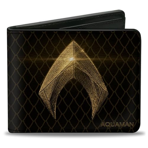 Buckle-Down Men's Bifold Wallet Aquaman