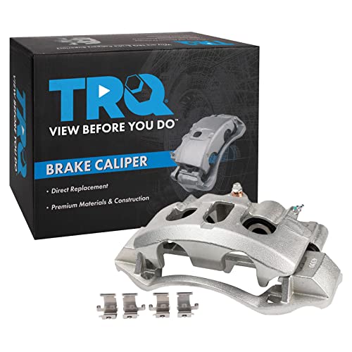 Image of TRQ Rear Right Brake Caliper w /Bracket Passenger Side | For 2012-2021 Nissan NV1500 NV2500 NV3500 2016-2023 Titan XD