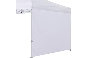 COOSHADE SunWall for 10x10 Canopy - White