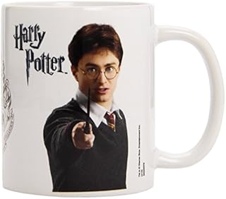 Harry Potter Ceramic Mug with Photograph of Harry and Hogwarts Crest in Presentation Box - Official Merchandise