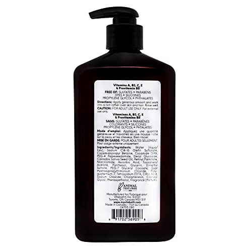 Vitabath Men's Lime & Cedarleaf All-In-One Body Wash Moisturizing Bath & Shower All Over Refresh, Hydrating Cleanser, Shampoo, Conditioner, Soap & Shave For All Skin Types - 16.9 Fl Oz #TOP1