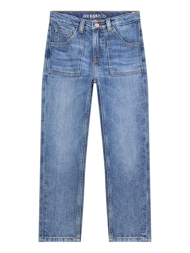 GUESS Girls' Tencel Denim Carpenter Pants3