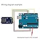 Wishiot 5 x SD-Kartenmodul, Mini-TF-Kartenleser-Sensor mit SPI-Schnittstelle, Onboard-Level-Konvertierung + 1 x 40P-Stecker auf Buchse, Dupont-Kabel für Arduino Mega2560 Nano ESP8266 ESP32 Wemos D1