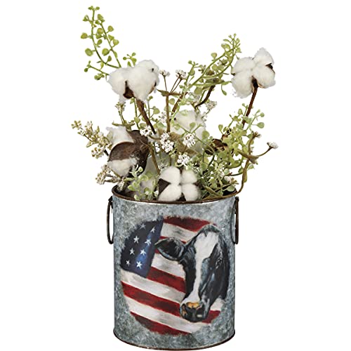 Primitives-by-Kathy-Farm-and-Flag-Home-Decor-Bucket-Set Primitives by Kathy Farm and Flag Home Decor Bucket Set