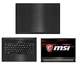 Decalrus - Protective Decal for MSI GS65 Stealth Thin 8RF (15.6