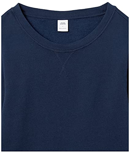 Amazon Essentials Sudadera de Forro Polar con Cuello Redondo (Disponible en Tallas Grandes) Mujer, Azul Marino, XL