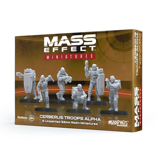 Mass Effect Cerberus Forces Alpha Resin Collectors Miniature Set -
