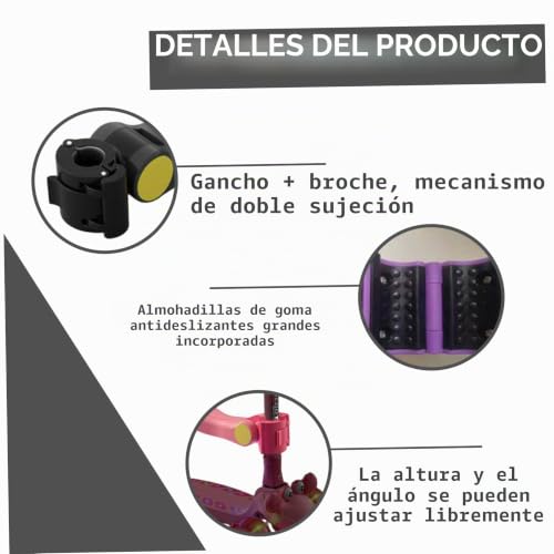 Asiento de scooter para niños ajustable accesorio acolchado universal 5
