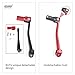 RUTU Folding Gear Shifter Shift Lever CNC 6061 Aviation Aluminum Shift Lever Pedal for XR50 CRF50 50cc 70cc 90cc 110cc 125cc Dirt Bike Pit Bike Parts Red