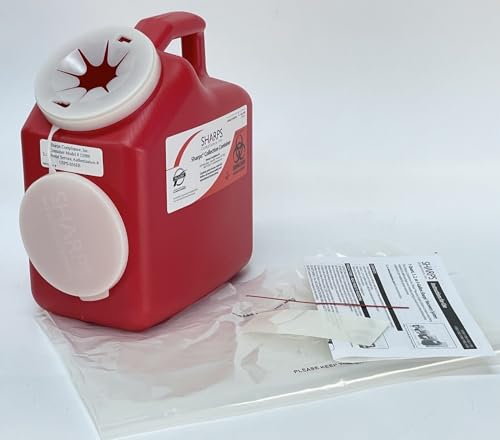 Sharps Container (w/Pre Paid Mail Back Postage) - 2 Gallon