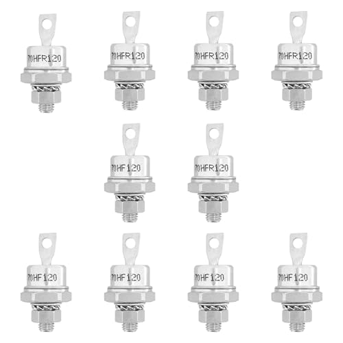 SYudwen 70HFR120 5Pcs+ 70HF120 5Pcs Spiral Rectifier Module Forward/Reverse Polarity Rectifier Converter, Widely Used for Charging Batteries